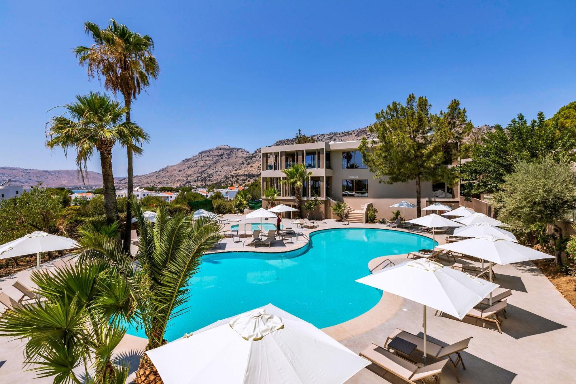 Hotel White Olive Premium Lindos Pefki Exteriér fotografie
